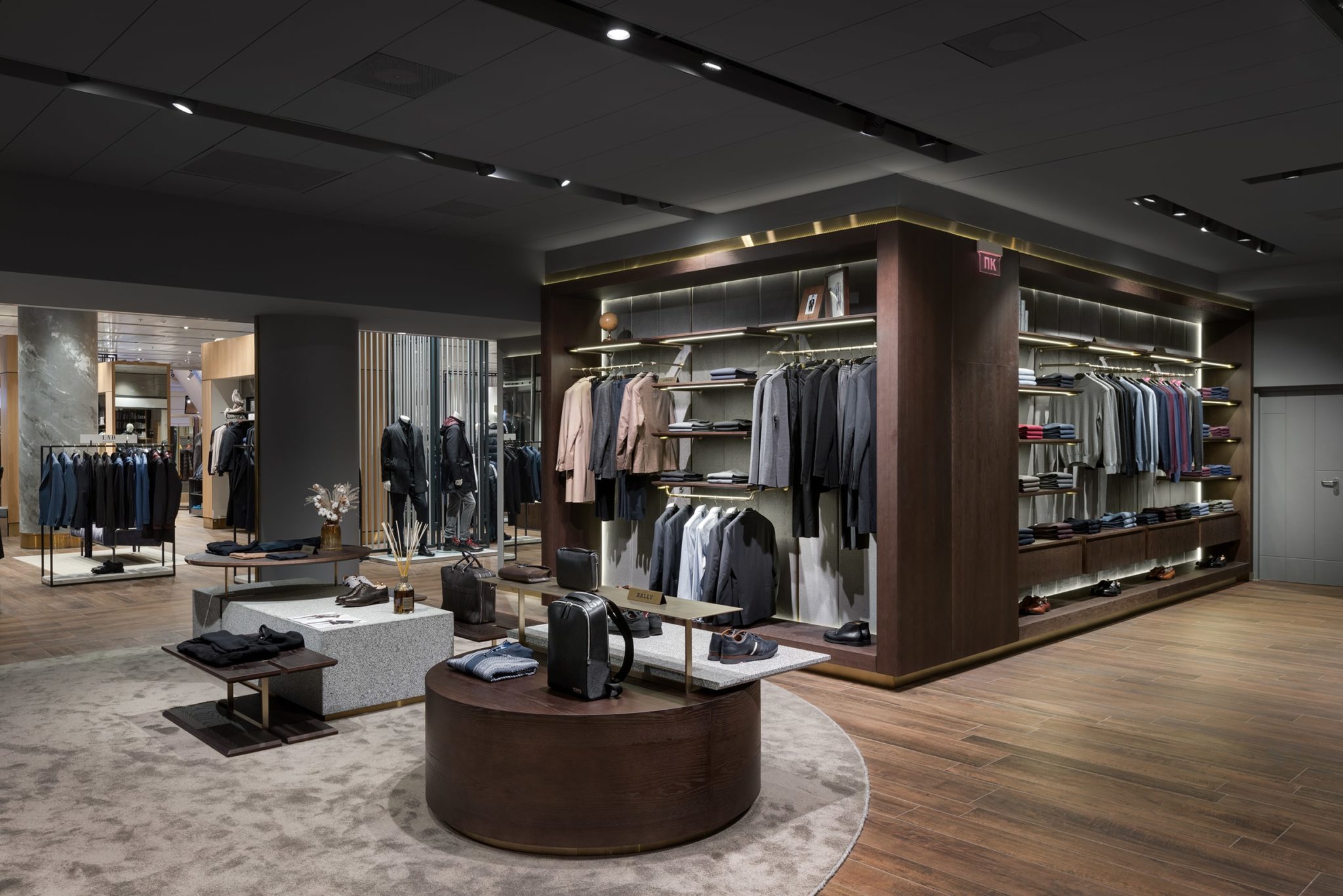 Formal Wear Department - Interior design of a Men's Wear Shop in TSUM