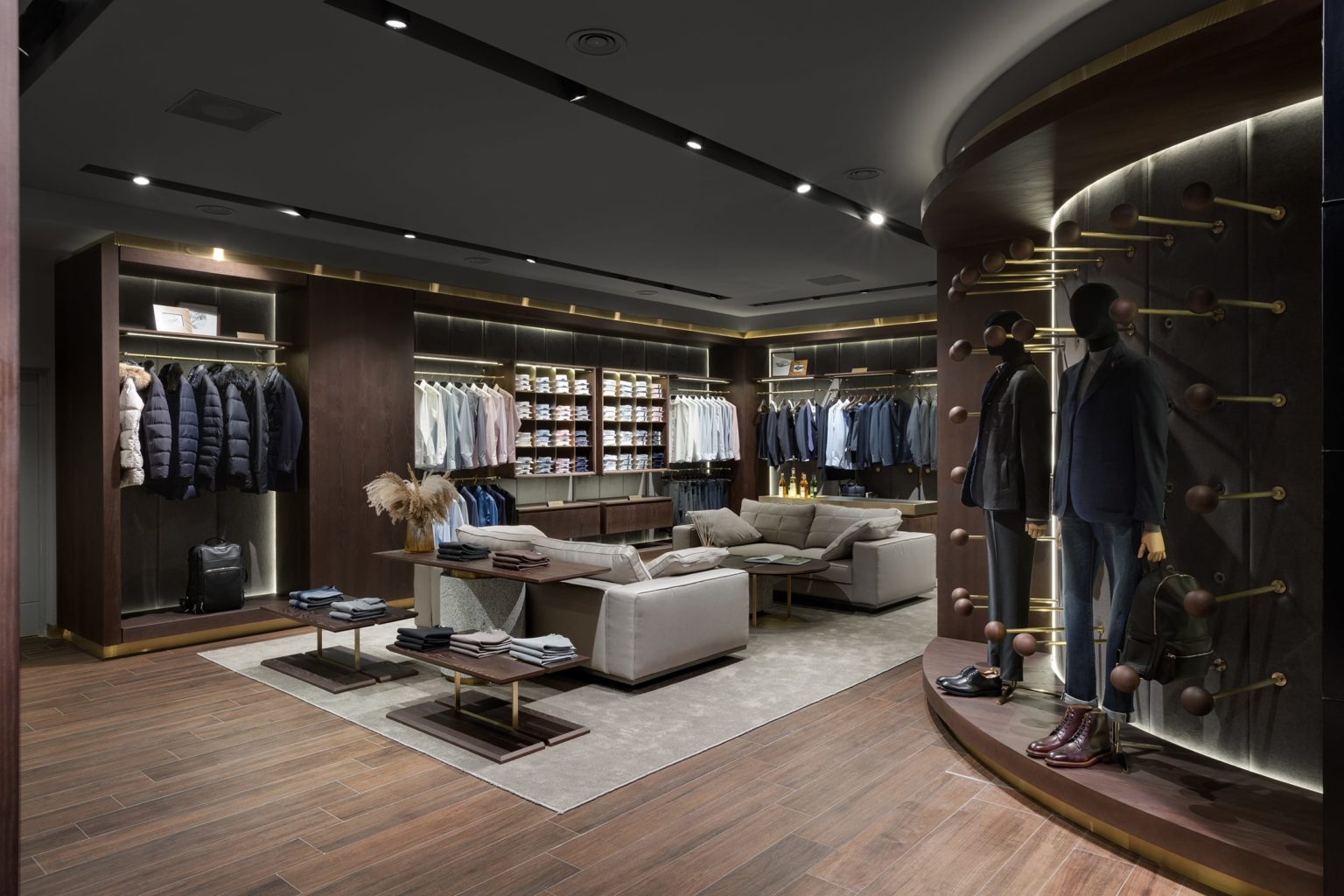 Formal Wear Department - Interior design of a Men's Wear Shop in TSUM