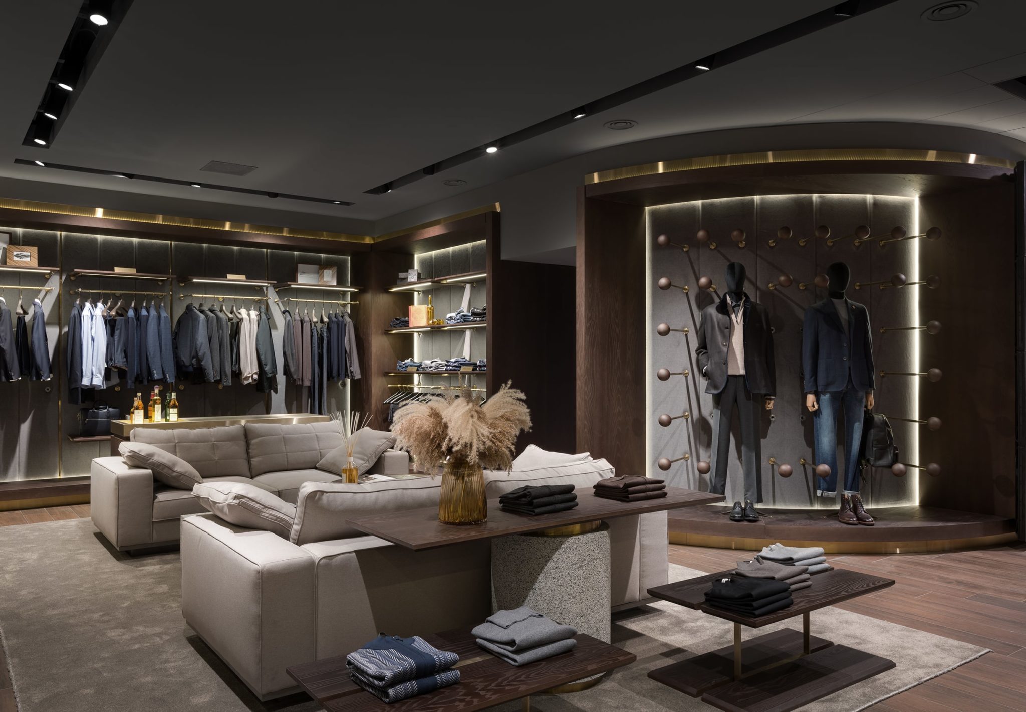 Formal Wear Department - Interior design of a Men's Wear Shop in TSUM