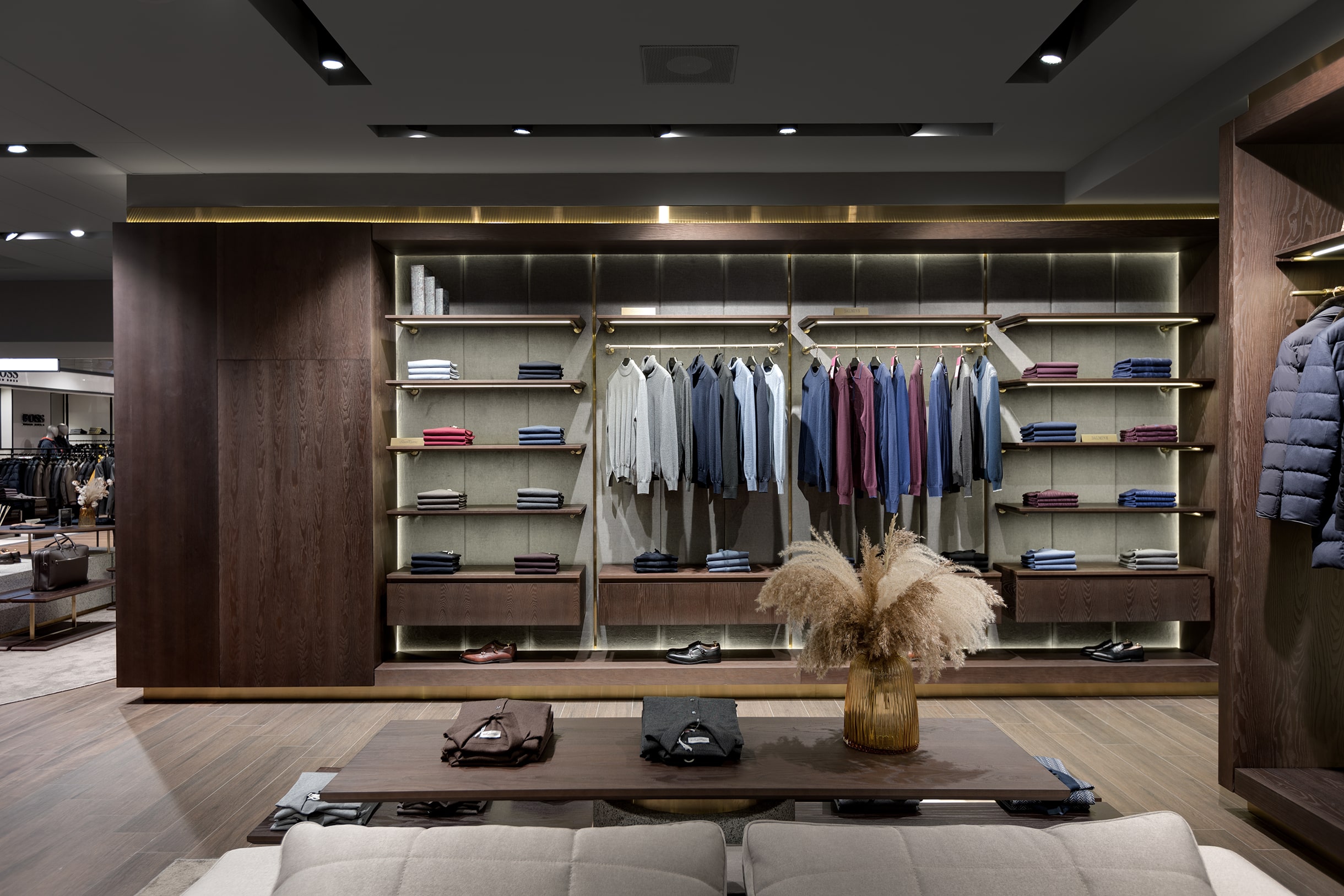 Formal Wear Department - Interior design of a Men's Wear Shop in TSUM