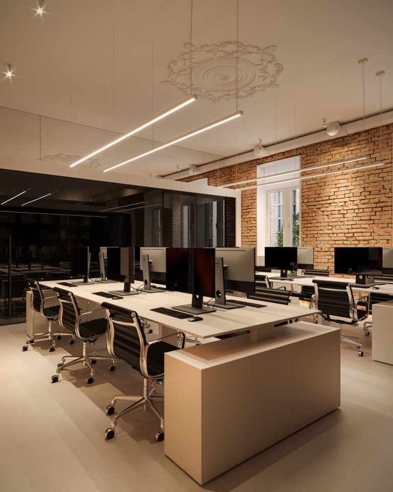 "Beyond" office interior design in Kiev from Bezmirno Architects.