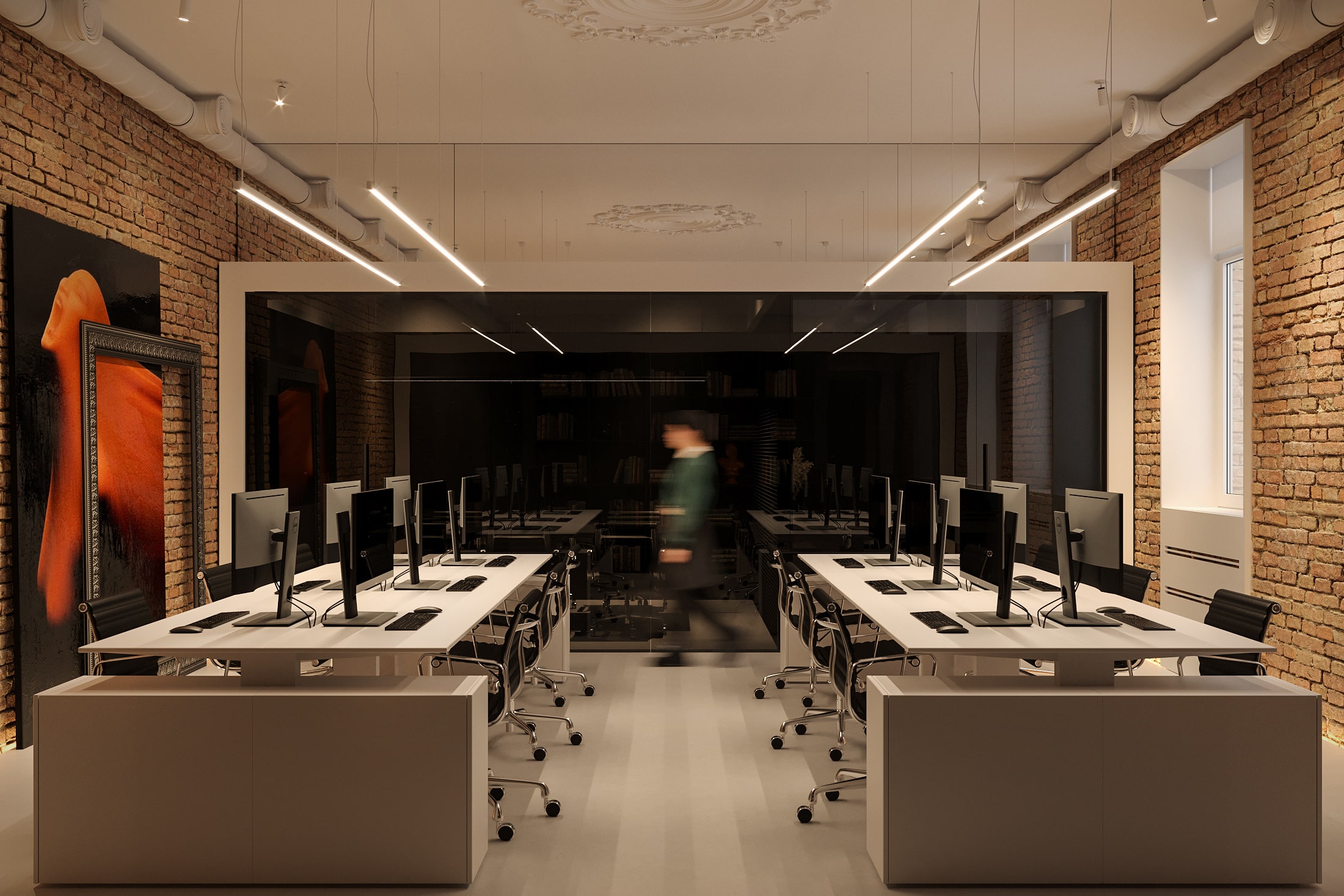 "Beyond" office interior design in Kiev from Bezmirno Architects.