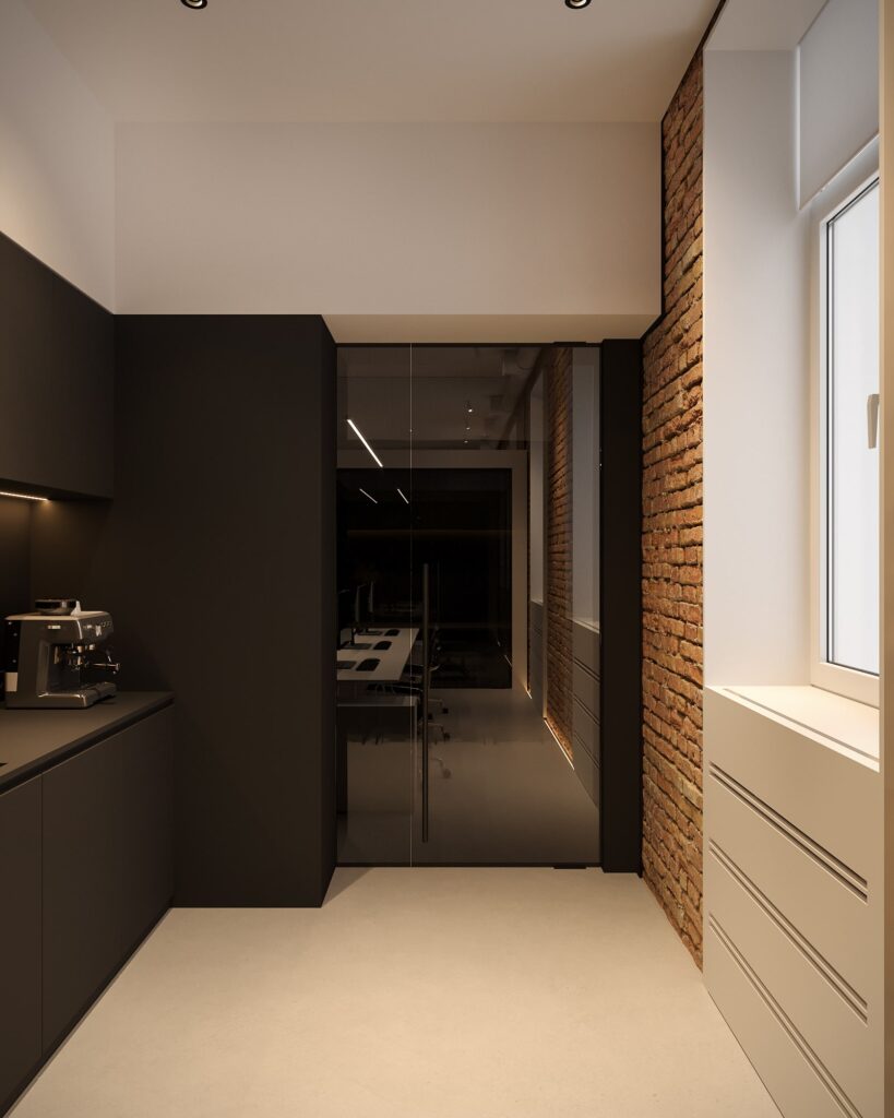 "Beyond" office interior design in Kiev from Bezmirno Architects.