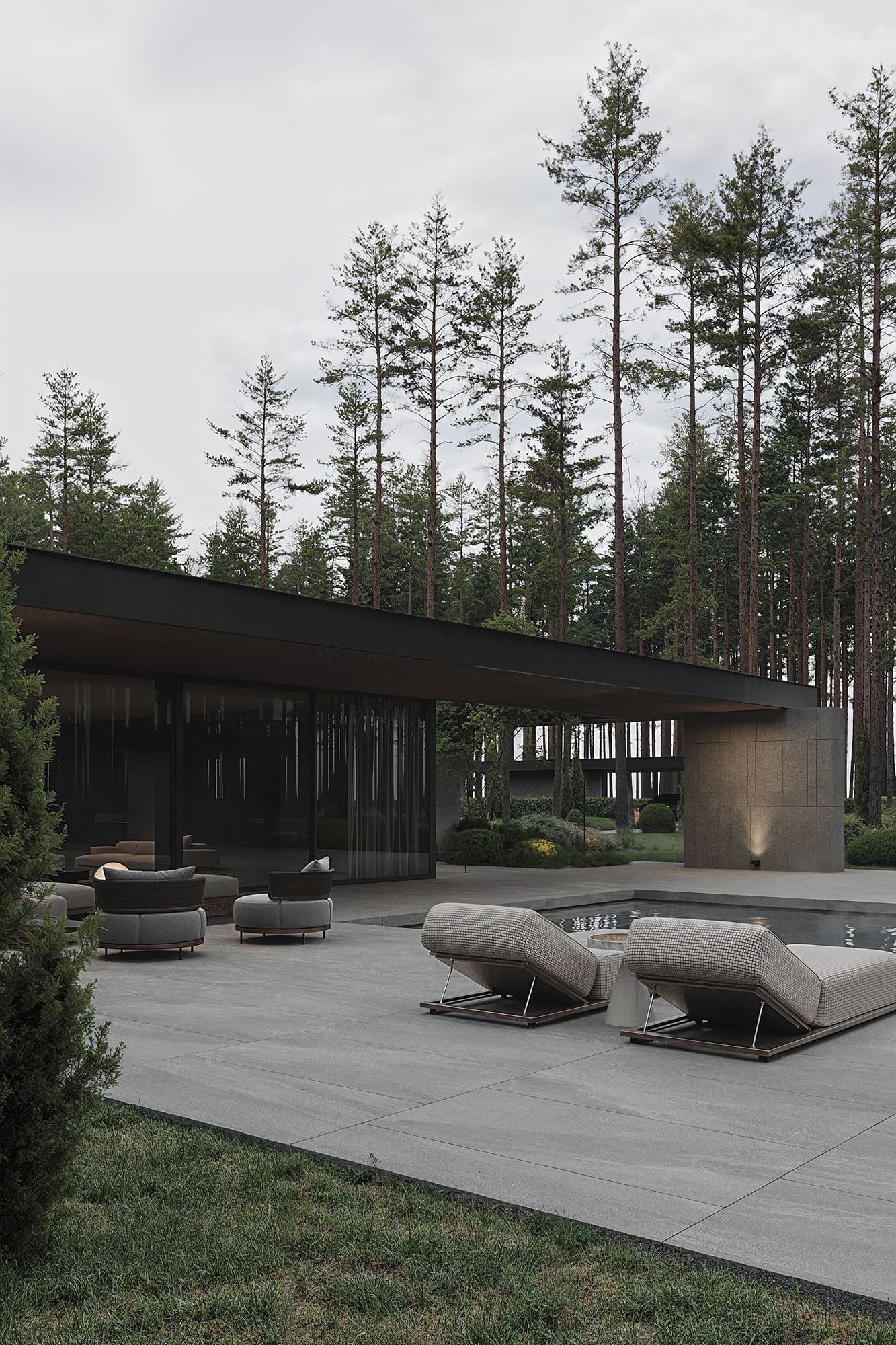 Edge. A house project on the border between architecture and nature